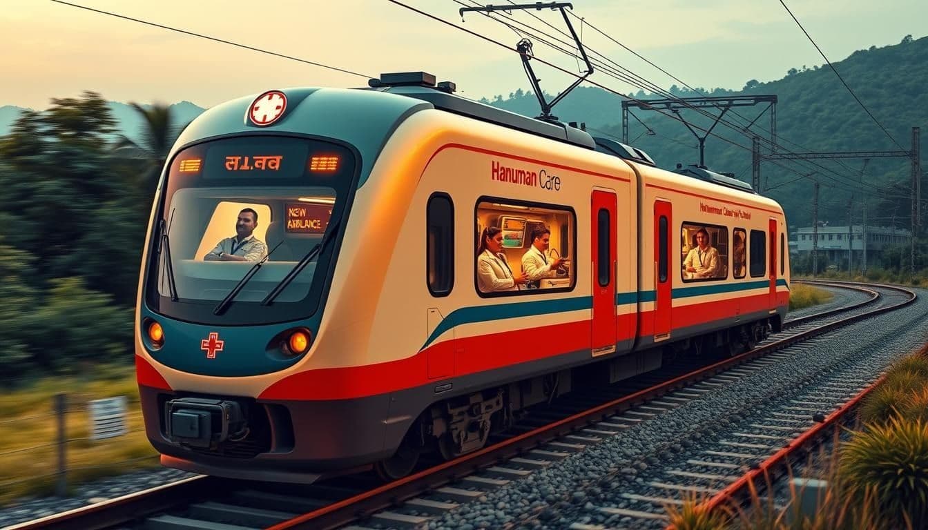Best Train Ambulance Services in India - Hanuman Care's Livesaving Rail Ambulance